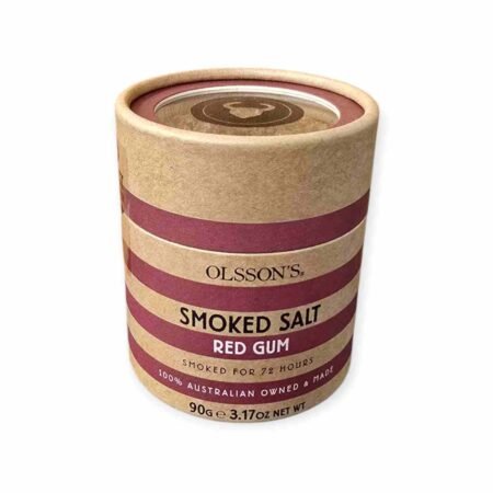 Olsson’s Redgum smoked salt 90g made in Australia with cold-smoked sea salt