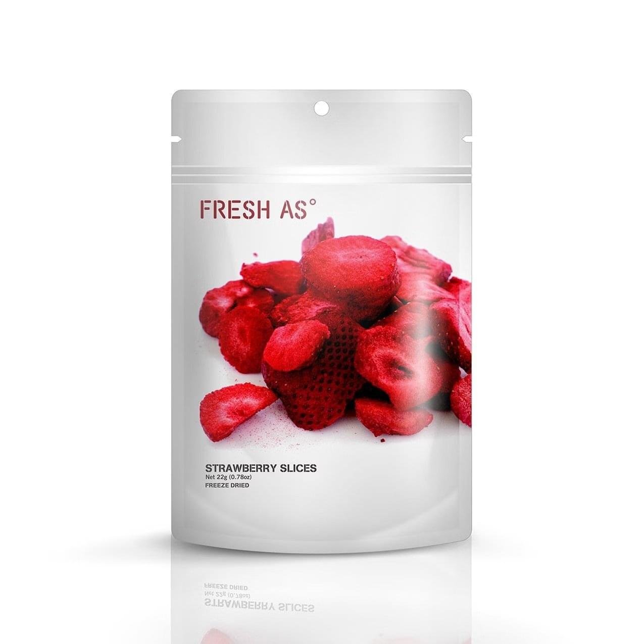 freeze dried strawberry slices- 22gm